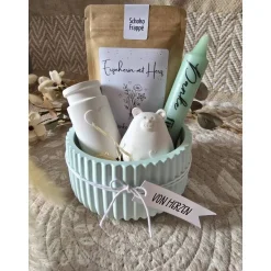 Geschenke|Herzenssache(n) Geschenkschale aus Raysin – Handgemachtes Mitbringsel & Abschiedsgeschenk personalisierbar