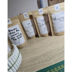 Geschenke|Herzenssache(n) Geschenkschale aus Raysin – Handgemachtes Mitbringsel & Abschiedsgeschenk personalisierbar