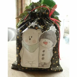 Outlet Geschenksäckchen " Der kleine Schneemann und sein Freund " Geschenkverpackungen