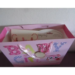 Best Geschenkset Baby zur Geburt - Babydecke orange Geschenke