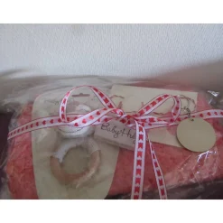 Best Geschenkset Baby zur Geburt - Babydecke orange Geschenke