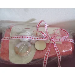 Best Geschenkset Baby zur Geburt - Babydecke orange Geschenke