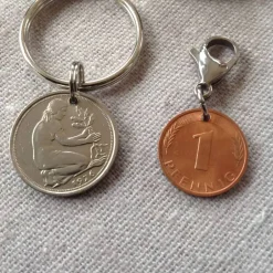 Discount Geschenkset mit Glückspfennig und 50-Pfennig- Münze von 1976 Geldgeschenke