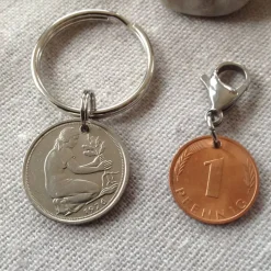 Discount Geschenkset mit Glückspfennig und 50-Pfennig- Münze von 1976 Geldgeschenke