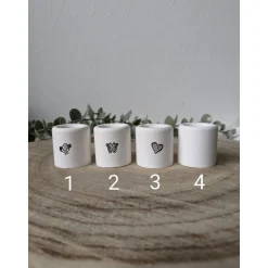Ostergeschenke|kunterbunte Stoffkiste Geschenkset Ostern, Geschenkset, Schale mit Kerzenständer, Kerze und Herz, Ostern, Raysin, Ostergeschenk