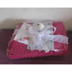 Geschenkset zur Geburt - Babydecke, Babyspielzeug und Karte Geschenke