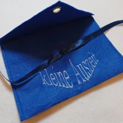 Discount Geschenkumschlag mit Stickerei "kleine Auszeit""  Filzumschlag Umschlag Geschenkverpackungen