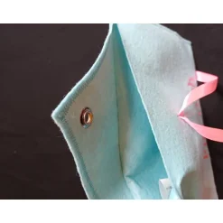 Outlet Geschenkumschlag mit Stickerei "Für Dich" Filzumschlag Geschenkverpackungen