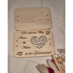 Clearance Geschenkverpackung aus Holz Geldgeschenk oder Gutschein für Hochzeit stilvoll verpackt und personalisierbar Geschenkverpackungen