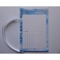 Outlet Geschenkverpackung aus Stoff Wolken Himmel blau weiß Stoffbeutel Geschenksäckchen Geschenkverpackungen