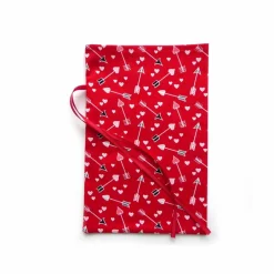 Online Geschenkverpackung aus Stoff rot Pfeil Herz Stoffbeutel Geschenksäckchen Geschenkverpackungen