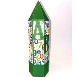 Best Geschenkverpackung Buntstift: Handgemachte Geschenkbox aus Karton zur Einschulung (6,2 x 22 cm) Kinder Einschulung