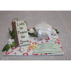 Best Geschenkverpackung, Geldverpackung: - Liebe ist Poesie der Sinne - Geschenkverpackungen