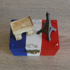 Best Geschenkverpackung Holztruhe - Reise - Paris Geschenkverpackungen