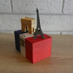 Best Geschenkverpackung Holztruhe - Reise - Paris Geschenkverpackungen