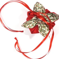 Hot Geschenkverpackung Ilex creme gold – Wiederverwendbar & aus Baumwolle, no waste Säckchen & Beutel