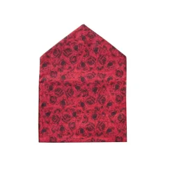 Clearance Geschenkverpackung Rote Rosen Baumwolle – Wiederverwendbarer Geschenkumschlag aus Stoff Geschenkverpackungen