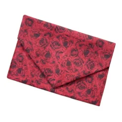 Clearance Geschenkverpackung Rote Rosen Baumwolle – Wiederverwendbarer Geschenkumschlag aus Stoff Geschenkverpackungen