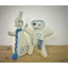 Deko Halloween|Fun-Design Gespenst und Voodoo Puppe - ein tolles Upcycling Unikat für Halloween oder Gothik Fans