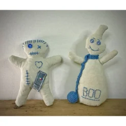 Deko Halloween|Fun-Design Gespenst und Voodoo Puppe - ein tolles Upcycling Unikat für Halloween oder Gothik Fans