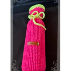 Gestrickte Socke als Verpackung für Flaschen Geschenkverpackungen