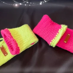 Gestrickte Socke als Verpackung für Flaschen Geschenkverpackungen