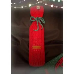 Online Gestrickte Socke als Verpackung für Flaschen Geschenkverpackungen