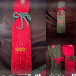 Online Gestrickte Socke als Verpackung für Flaschen Geschenkverpackungen