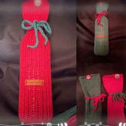 Clearance Gestrickte Socke als Verpackung für Flaschen Geschenkverpackungen