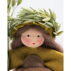 Discount Getreidemädchen - handgefertigtes  Blumenkind - Jahreszeitentisch - Waldorf Art - Art.Nr. HE5 Herbst