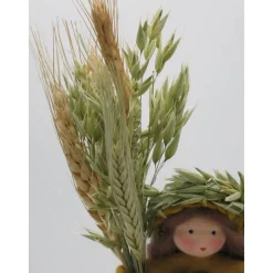 Discount Getreidemädchen - handgefertigtes  Blumenkind - Jahreszeitentisch - Waldorf Art - Art.Nr. HE5 Herbst