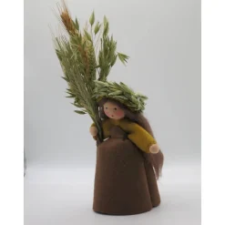 Discount Getreidemädchen - handgefertigtes  Blumenkind - Jahreszeitentisch - Waldorf Art - Art.Nr. HE5 Herbst