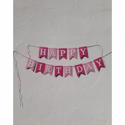 Dekoration|TiJaPapierDeko Girlande Wimpelkette Happy Birthday mit Personalisierung Geburtstagsgirlande auf Wunsch mit Namen