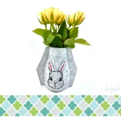 Clearance Glasmanschette Hase Osterdeko