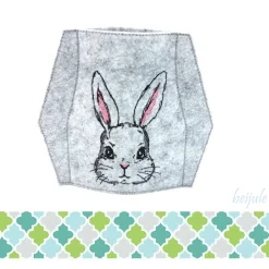 Clearance Glasmanschette Hase Osterdeko