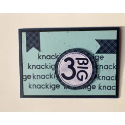 Clearance Glückwunschkarte für Männer zum 30. oder 40. Geburtststag Handarbeit Stampin’Up Unikat Glückwunschkarten