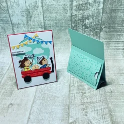 Outlet Glückwunschkarte Geburtstagskarte “Happy Birthday“ Gutschein Geldgeschenk Kinder Kindergeburtstag Handmade Stampin‘ Up! Kinder Glückwunschkarten