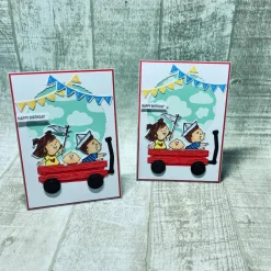 Outlet Glückwunschkarte Geburtstagskarte “Happy Birthday“ Gutschein Geldgeschenk Kinder Kindergeburtstag Handmade Stampin‘ Up! Kinder Glückwunschkarten