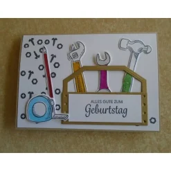 Sale Glückwunschkarte Geburtstag Mann Frau   Werkzeug Hankwerker Grusskarte Karte Glückwunschkarten