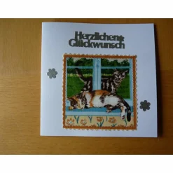 Sale Glückwunschkarte mit Katzen Grußkarte Glückwunschkarten