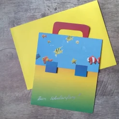 Einschulung|Peggys Kreativecke Glückwunschkarte "Zum Schulanfang"