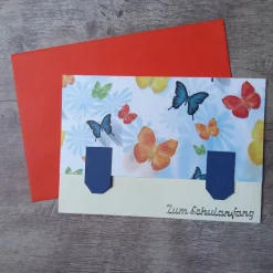 Einschulung|Peggys Kreativecke Glückwunschkarte "Zum Schulanfang"