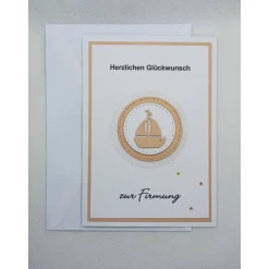 Einladungskarten|Netles Kartenkunst & Schmuckallerlei Glückwunschkarte, zur Firmung, Farbauswahl, Handmade