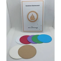 Einladungskarten|Netles Kartenkunst & Schmuckallerlei Glückwunschkarte, zur Firmung, Farbauswahl, Handmade
