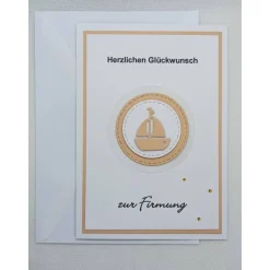 Einladungskarten|Netles Kartenkunst & Schmuckallerlei Glückwunschkarte, zur Firmung, Farbauswahl, Handmade