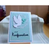Glückwunschkarten|Wollzottel Glückwunschkarte zur Konfirmation