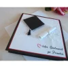 Glückwunschkarten|IdeenOase Glückwunschkarte zur Promotion mit Schriftrolle und Doktorhut