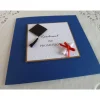 Glückwunschkarte zur Promotion mit Schriftrolle und Doktorhut Glückwunschkarten