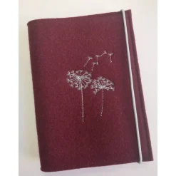 New Gotteslobhülle aus 100% Wollfilz mit Pusteblume Gotteslobhülle
