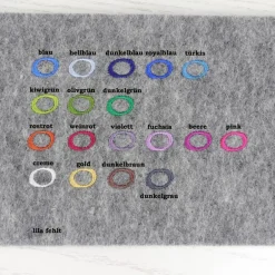 Best Gotteslobhülle Filz grau mit Kork, personalisiert – Bibelhülle & Gesangbuchhülle als Geschenk zur Kommunion, Konfirmation, Firmung Gastgeschenke